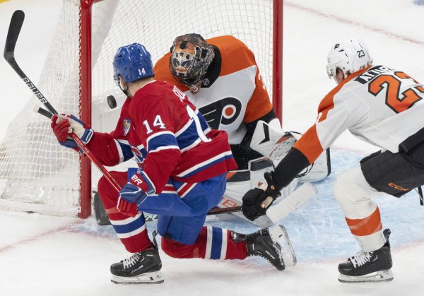   Montreal captain Nick Suzuki reaches 30 goals for first time, helping Canadiens beat Flyers 4-1