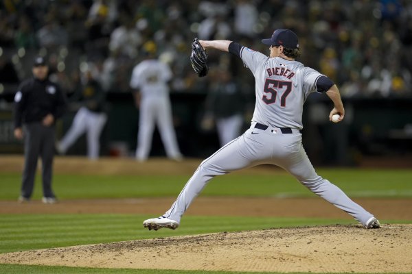   Shane Bieber and Guardians blank Athletics 8-0 as Stephen Vogt gets first win as manager