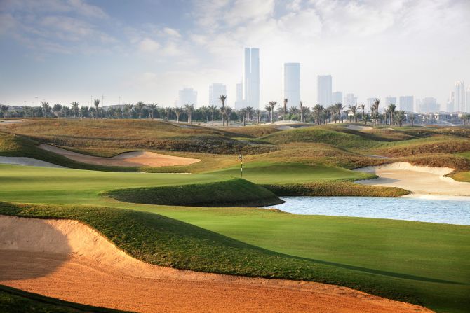 Big is beautiful: The island's golf course is the longest in the UAE when playing on black tees.