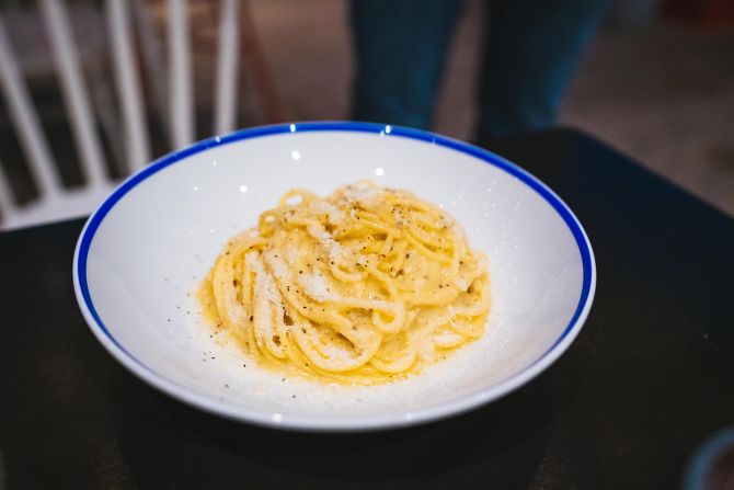 Authentic Italian: Restaurant Antonia is run by an Italian chef who brought over his grandmother's sourdough starter to make pizza.