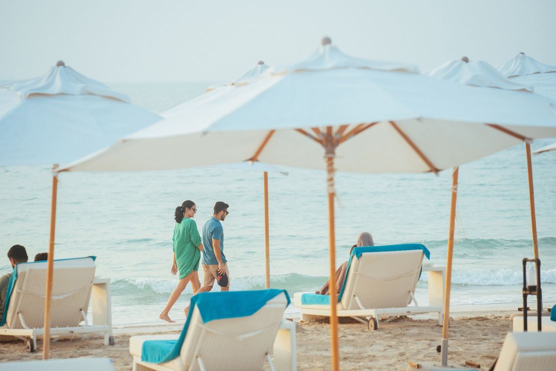 Saadiyat Beach Club sits on a Blue Flag beach.