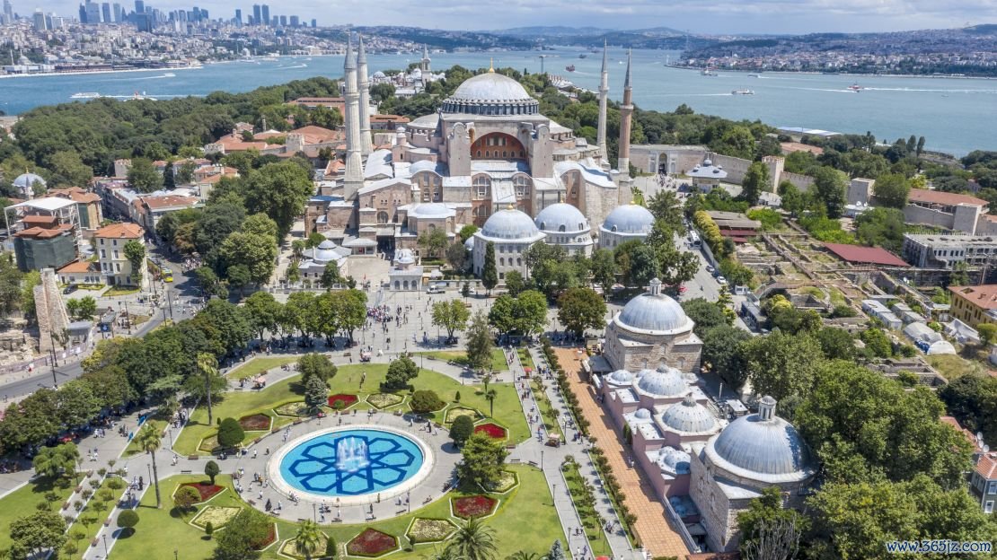 "When you're willing to pay, it's a really easy conversation," says India of how Sienna Charles managed to close down major world monuments for clients, including the Hagia Sophia in Istanbul, pictured.   