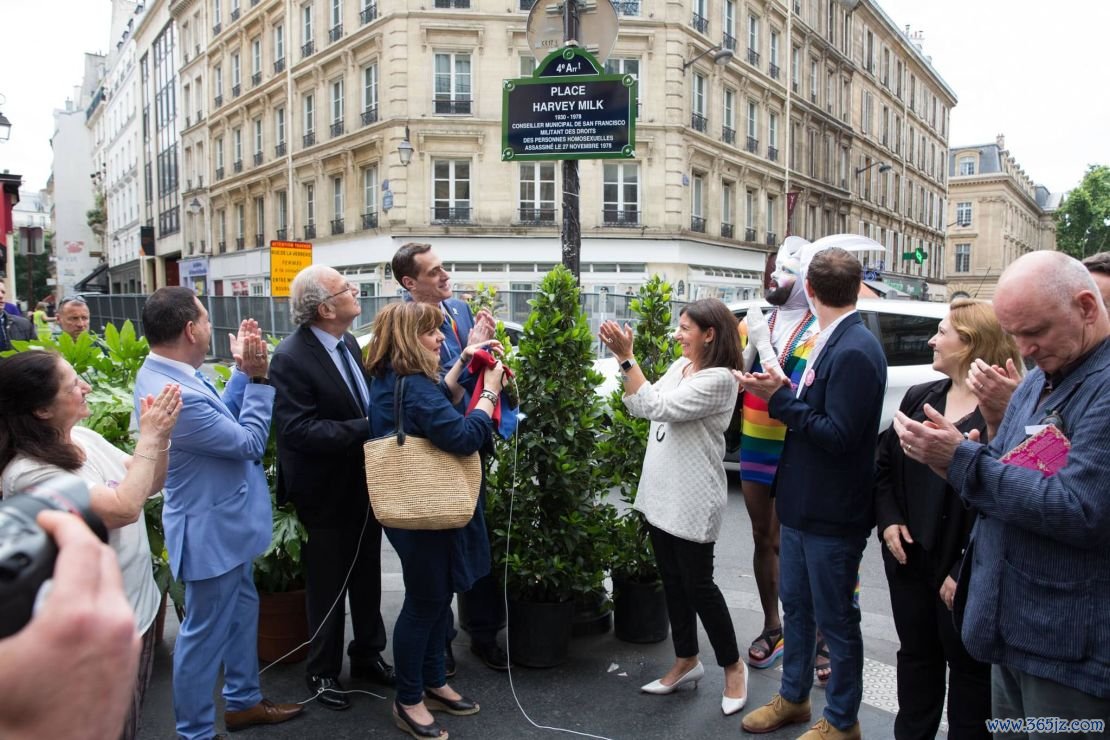 Harvey Milk, California's first openly gay elected official, also had a square renamed in his honor. 