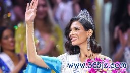 Sheynnis Palacios of Nicaragua waves to the audience after she was crowned the 2023 Miss Universe during the 72nd Miss Universe Competition on November 18.